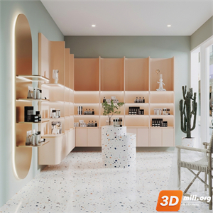 Cosmetic Store Skp Files 